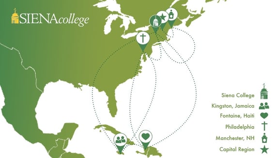 Where are Siena College students this winter break?