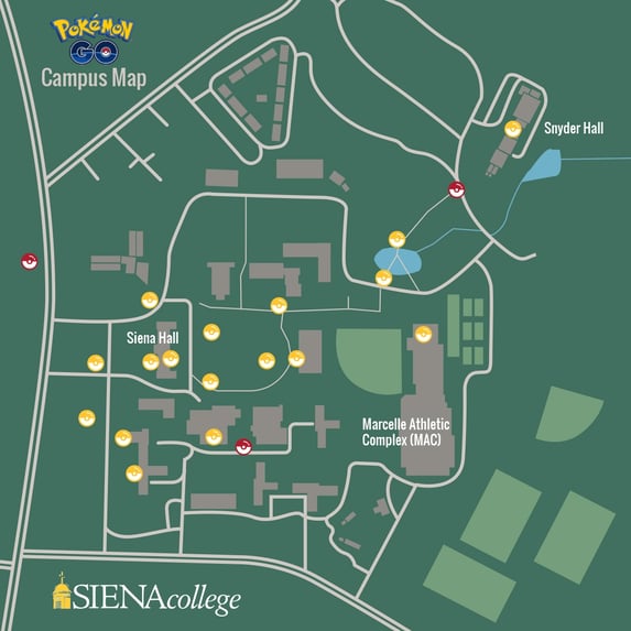 Siena College Campus Map - Wynne Karlotte